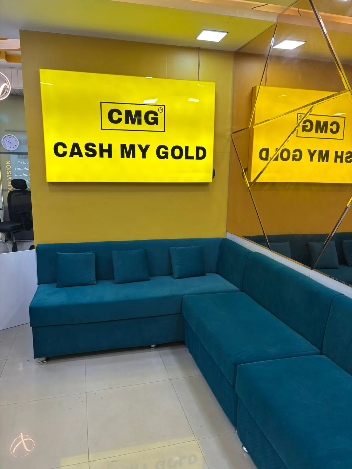 CMG customer waiting area